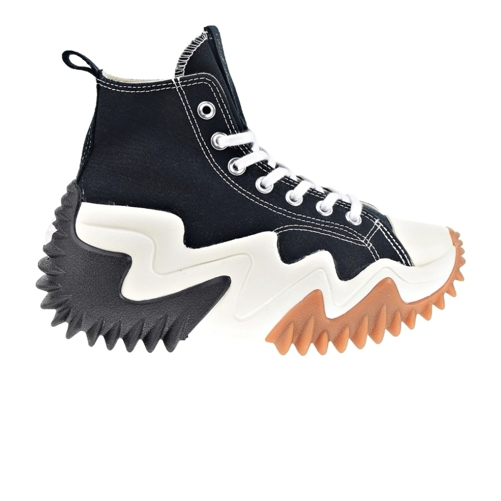 Converse Black and White High-Top Sneakers 8 Mens 9.5 Womens - Picture 8 of 8